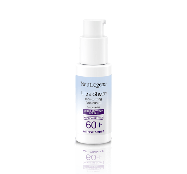 Neutrogena® Ultra Sheer® Moisturizing Face Serum with Vitamin E SPF 60+